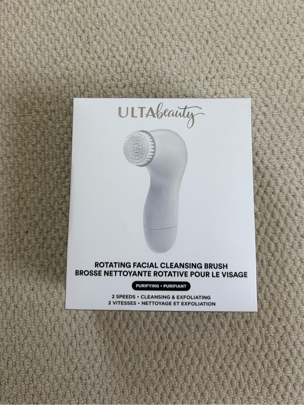ULTA BEAUTY Advanced Electric Rotating Facial Cleansing Brush Device Sealed